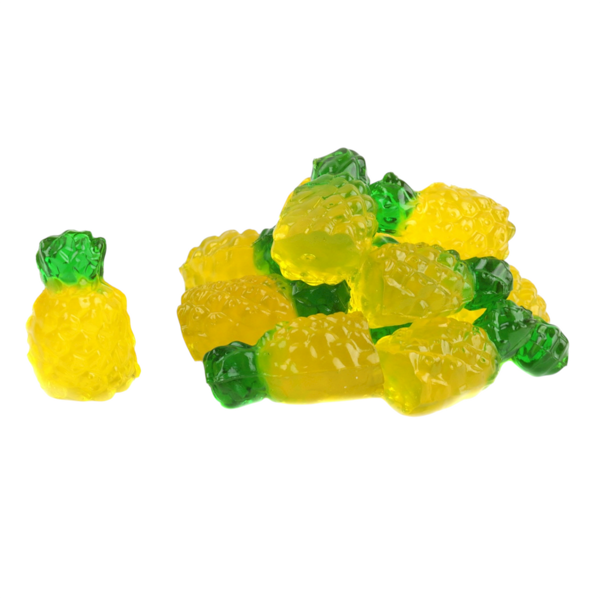 3D Pineapple Gummies- 4oz bag