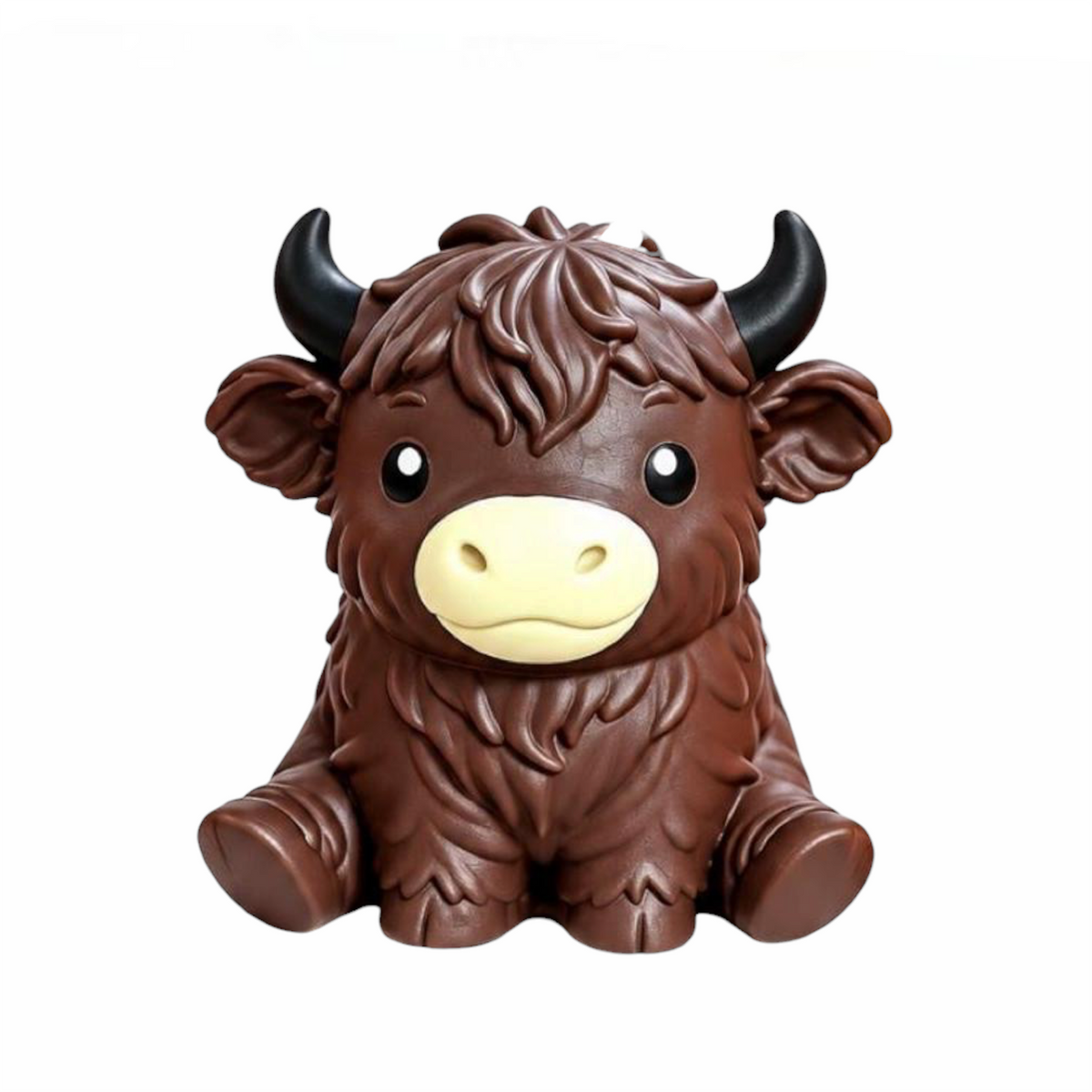 Heavy Dough Jumbo Highland Cow Squishy | Weighted Stress Toy