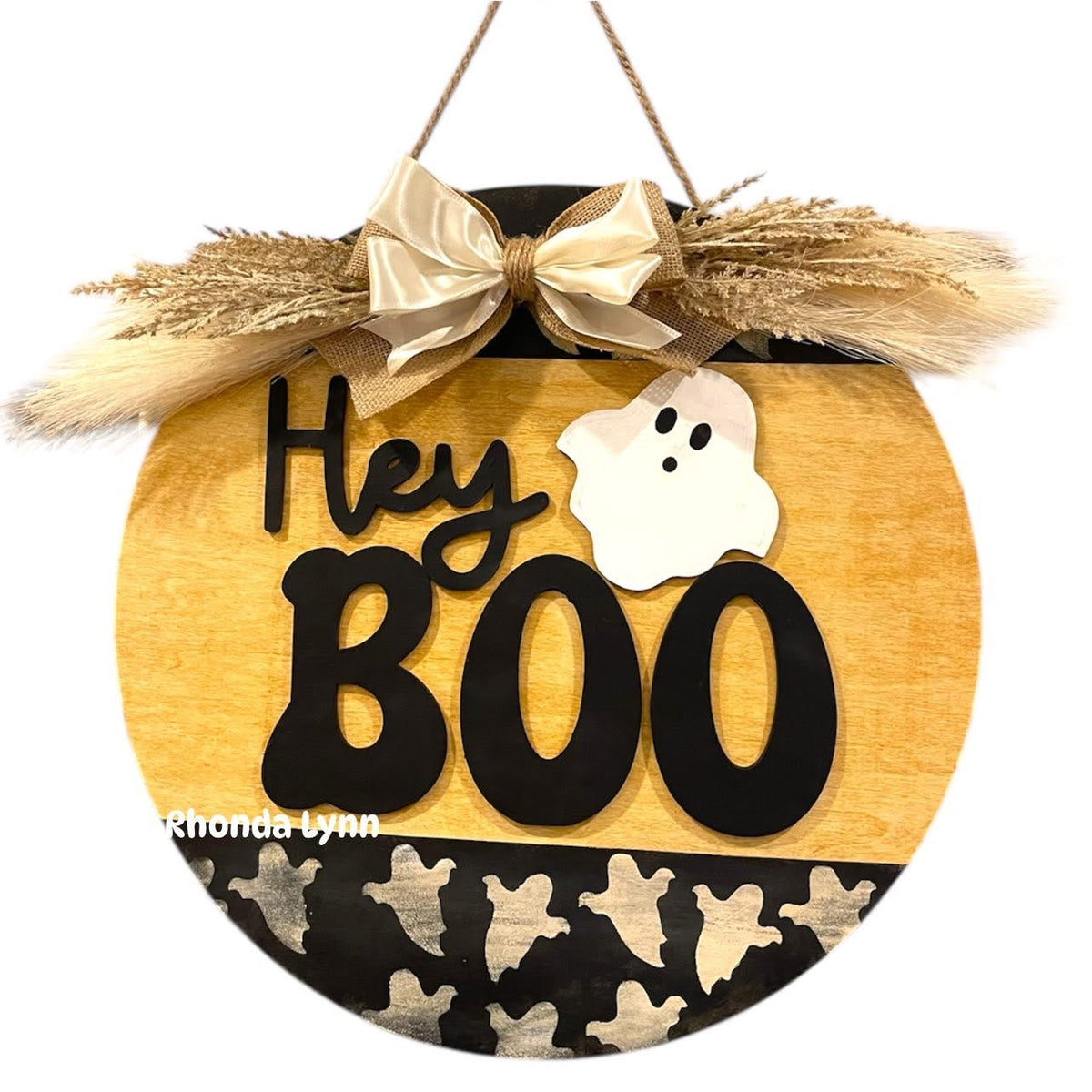 Hey Boo Door Hanger