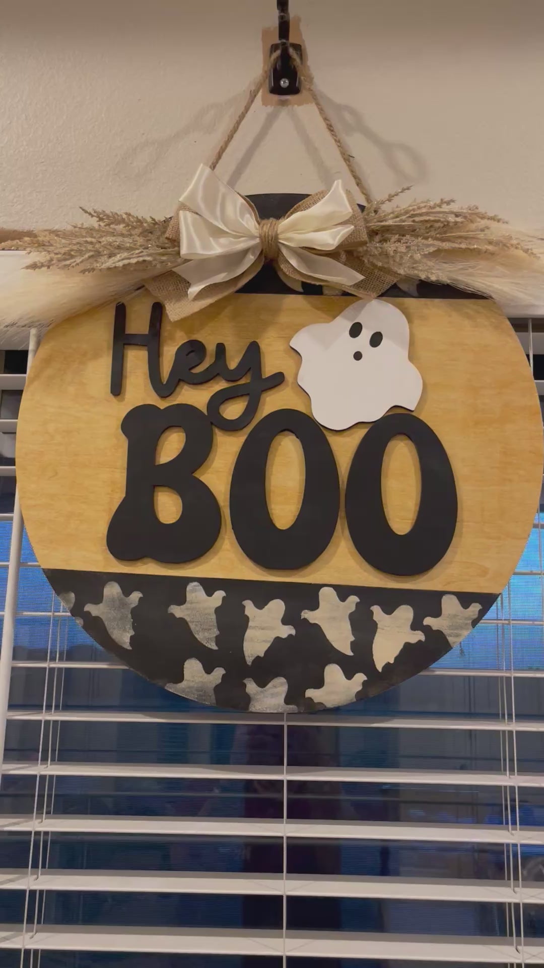 Hey Boo Door Hanger
